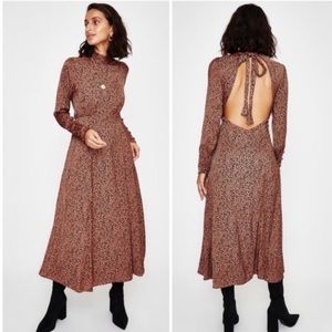 Freepeople “loveless” leopard print dress